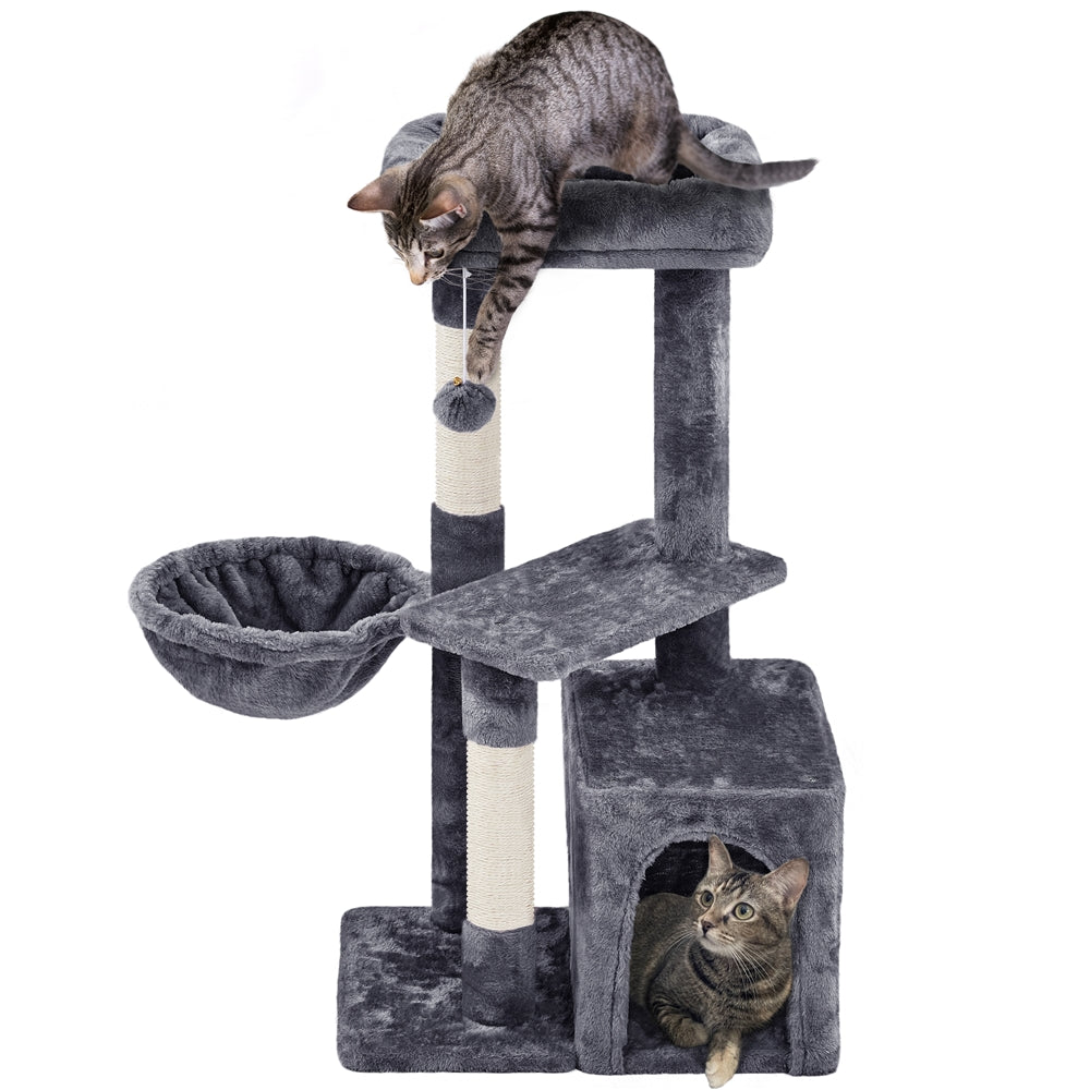 COSTOFFS Plush Cat Tree Activity Center for Playful Kittens
