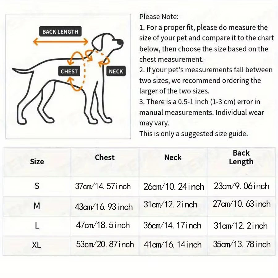 Christmas Flannel Dog Hoodie Santa Reindeer Design Pullover