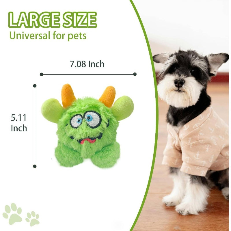 Squeaky Plush Dog Ball Dental Care Chew for Chewers