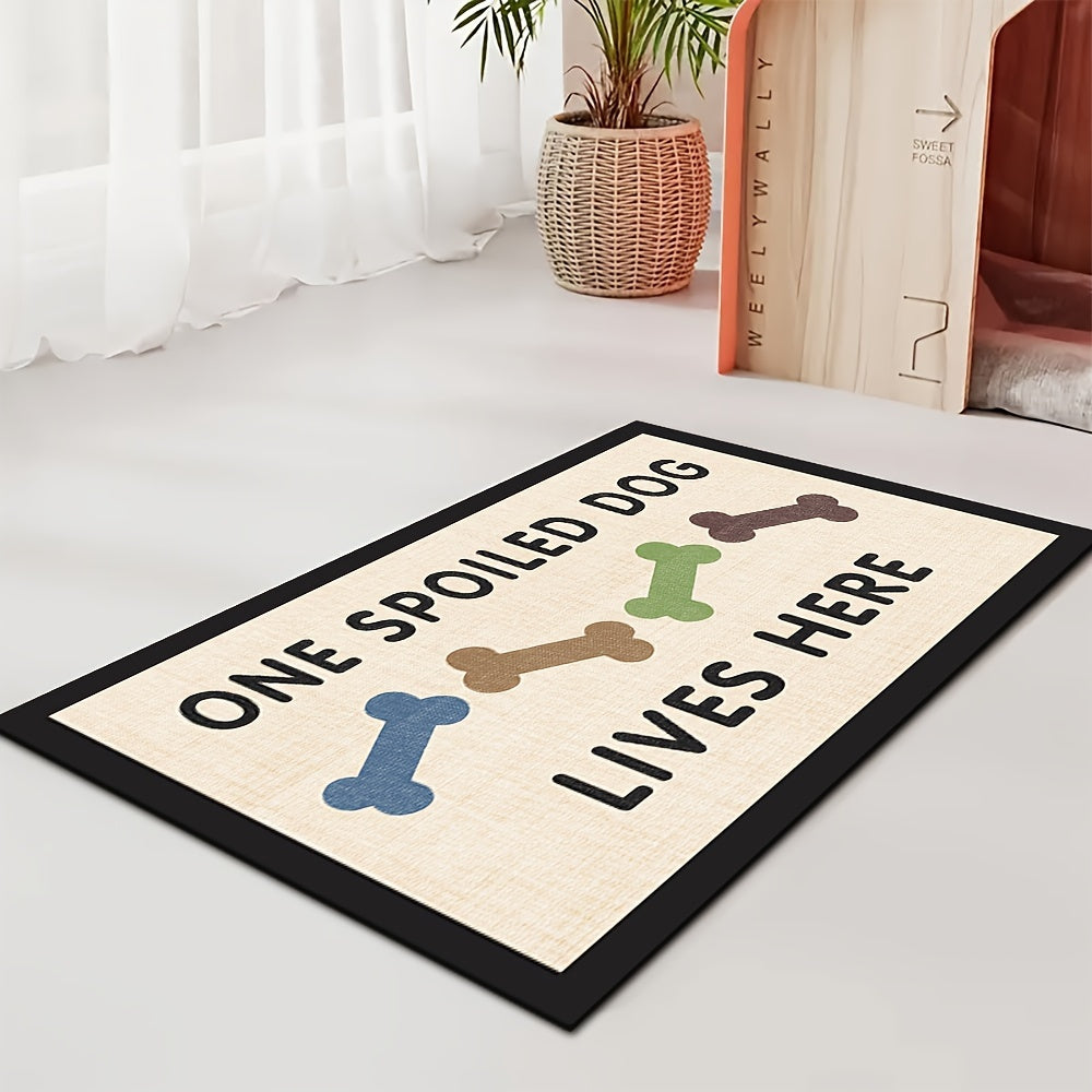 Absorbent Non-Slip Dog Feeding Mat for Food and Water