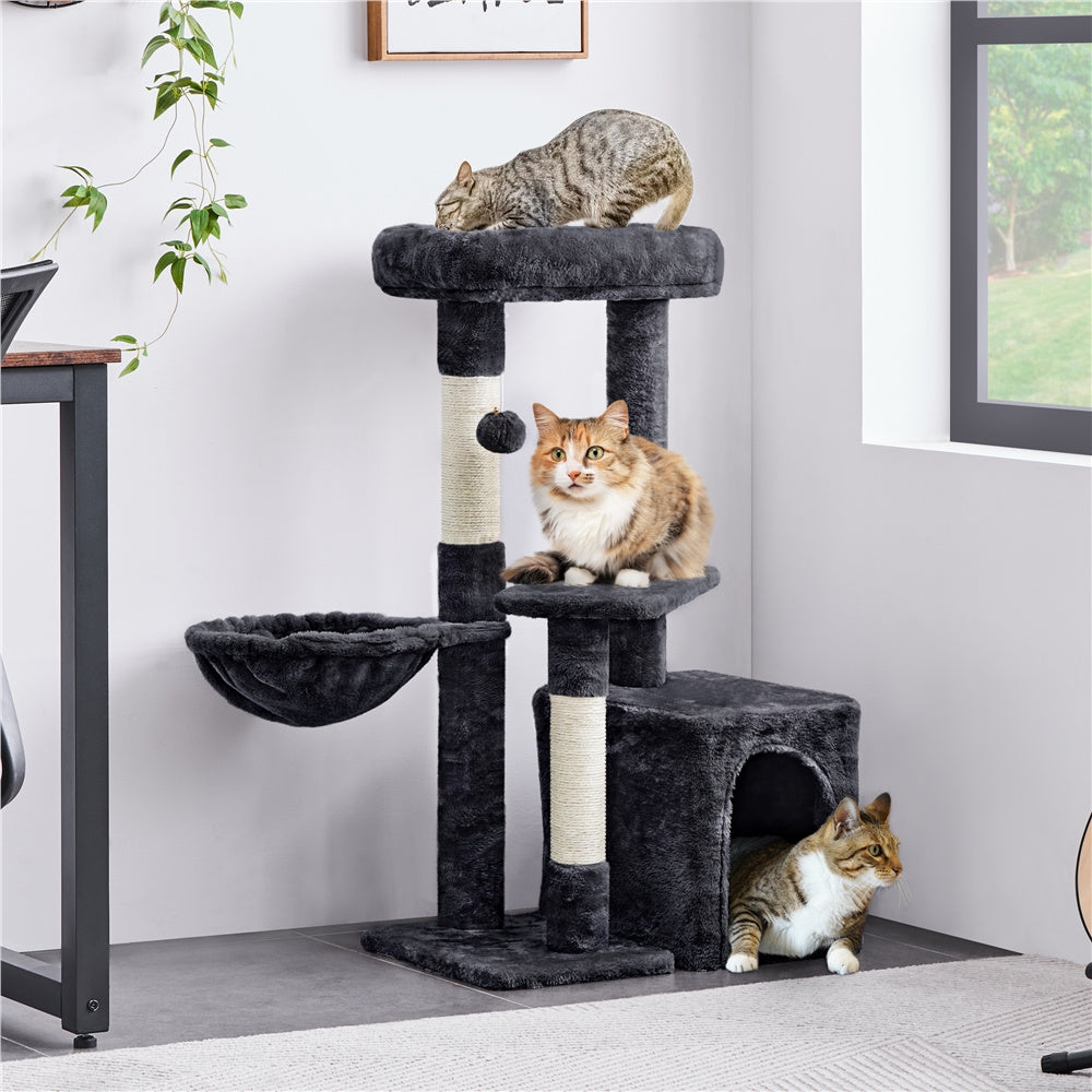 COSTOFFS Plush Cat Tree Activity Center for Playful Kittens