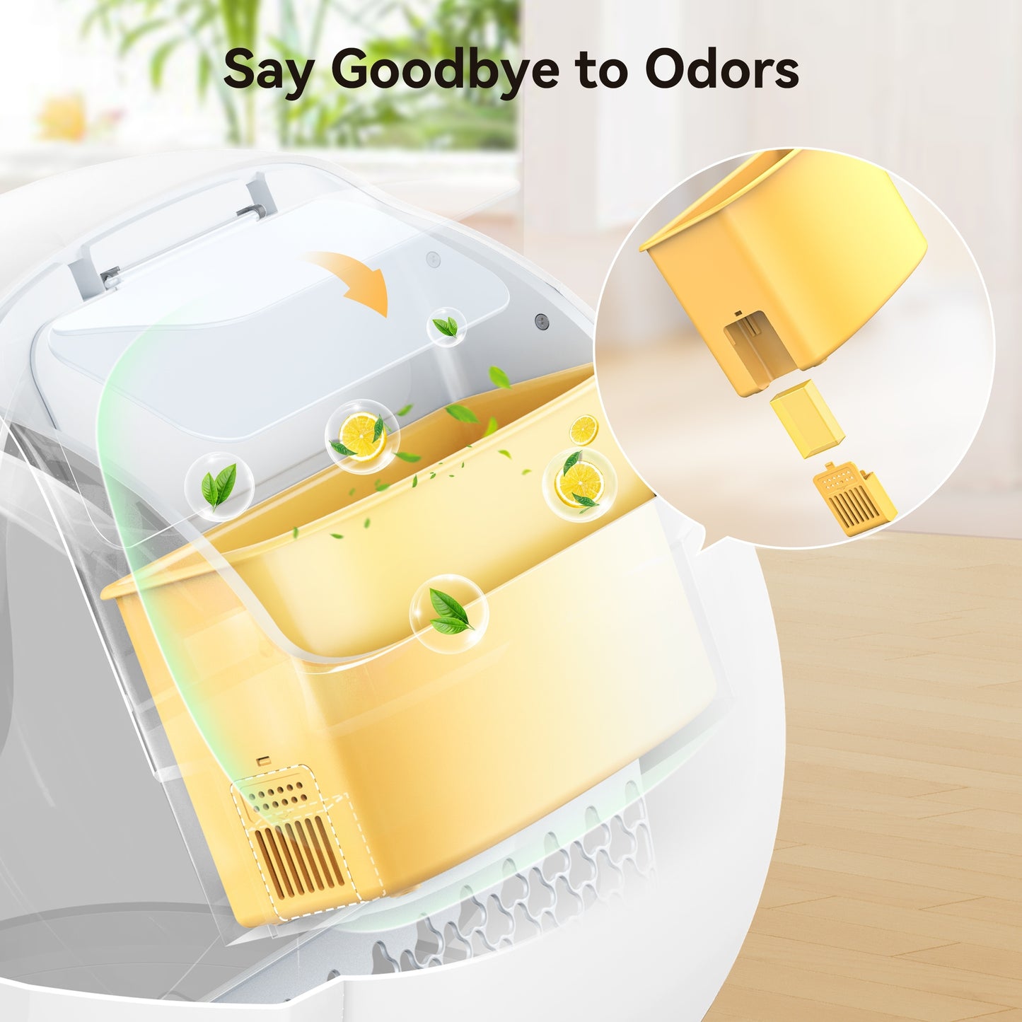 MeoWant Self Cleaning Smart Cat Litter Box With App Control