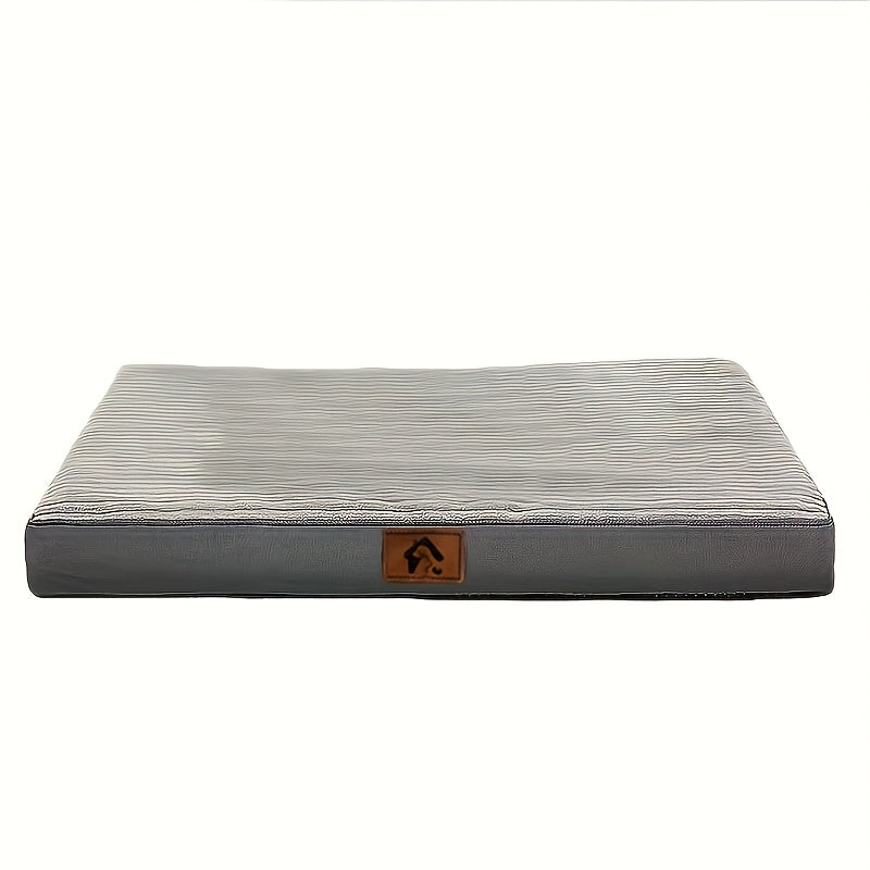 Four Seasons Washable Dog Bed Mat with Striped Design