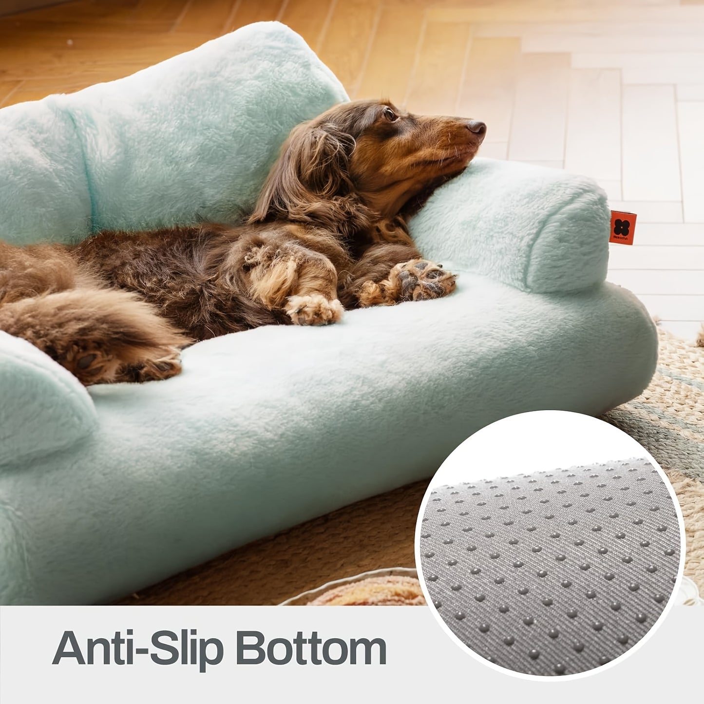 Fluffy Cat Bed Sofa for Large Cats and Kittens