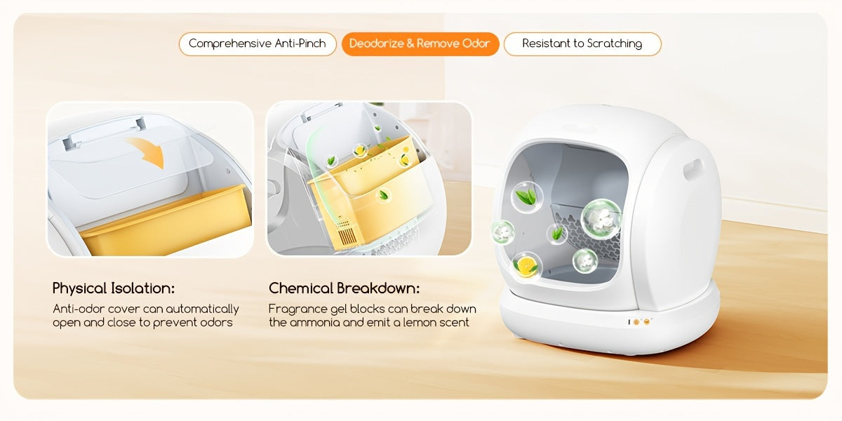 MeoWant Self Cleaning Smart Cat Litter Box With App Control