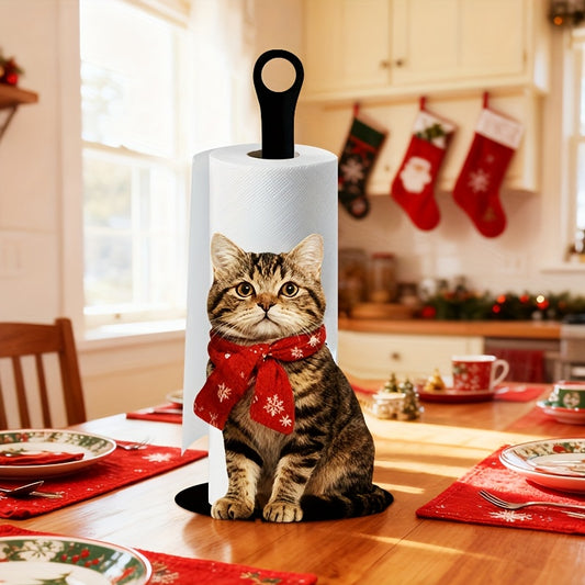 Cast Iron Paper Towel Holder No Installation For Kitchen Countertop