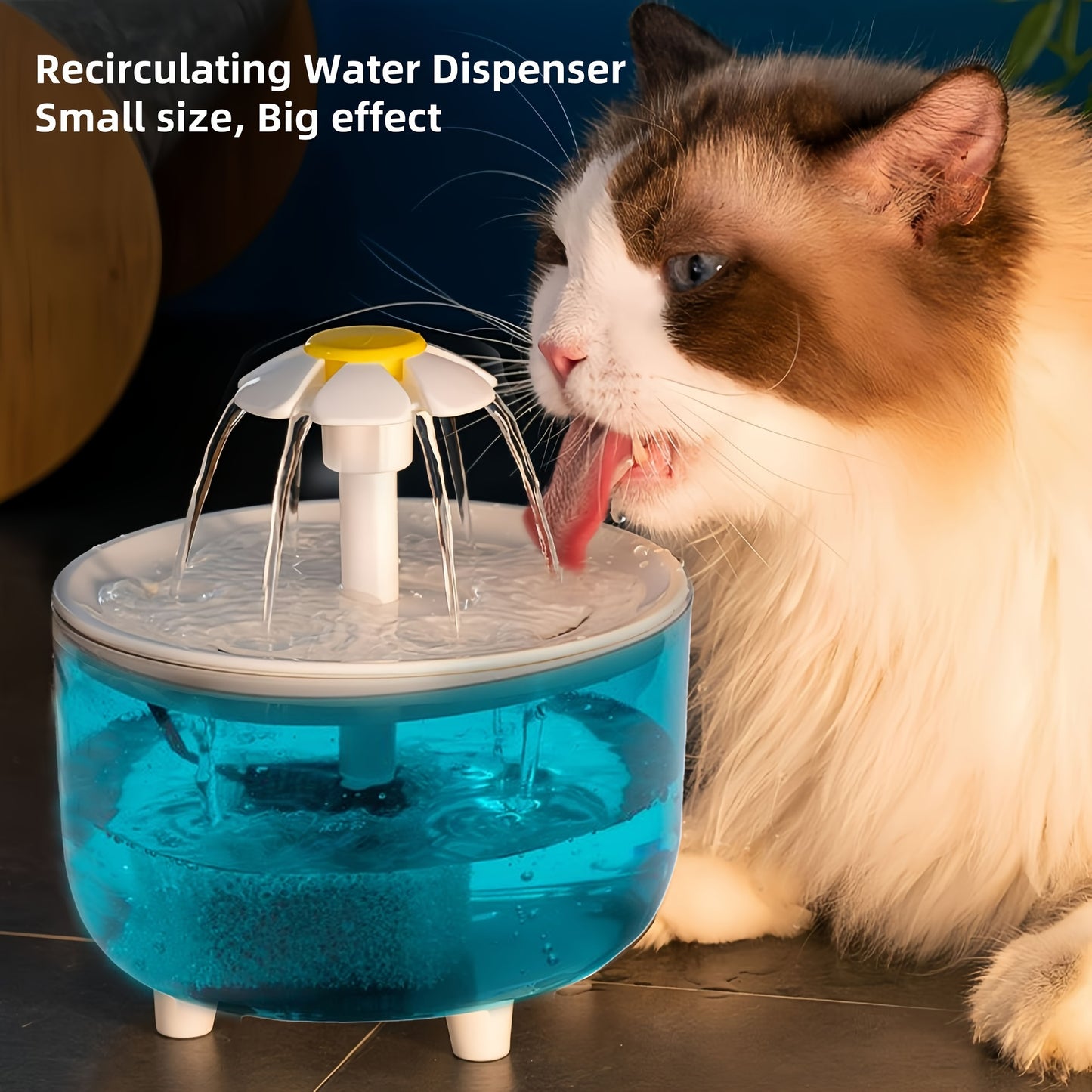 Pet Fountain Cat And Dog Water Dispenser USB Powered