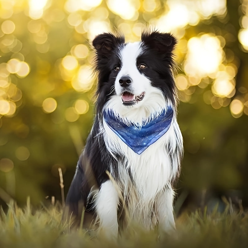 20 Piece Galaxy Dog Bandana Set for Fashionable Pets