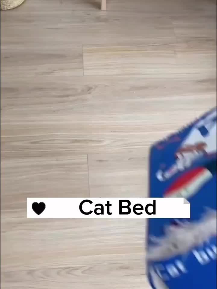 Rectangular Fully Enclosed Cat Bed All Seasons Warm Home