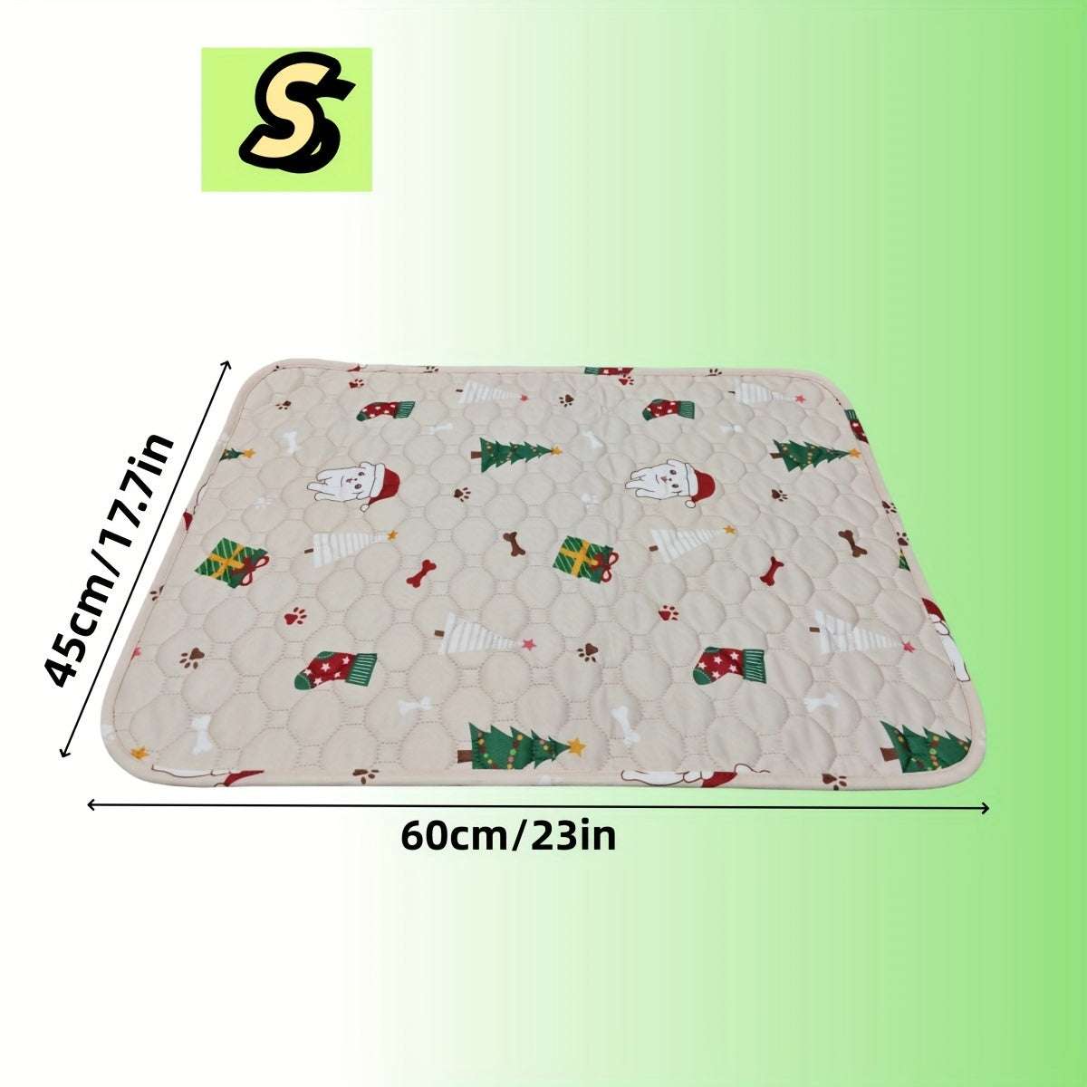 Pet Pee Pads, Washable And Reusable Dog Pee Pads, Absorbent Dog Bed Pad Mat With Non-Slip Bottom, Pet Potty Training Pad For Playpen, Crate And Floor