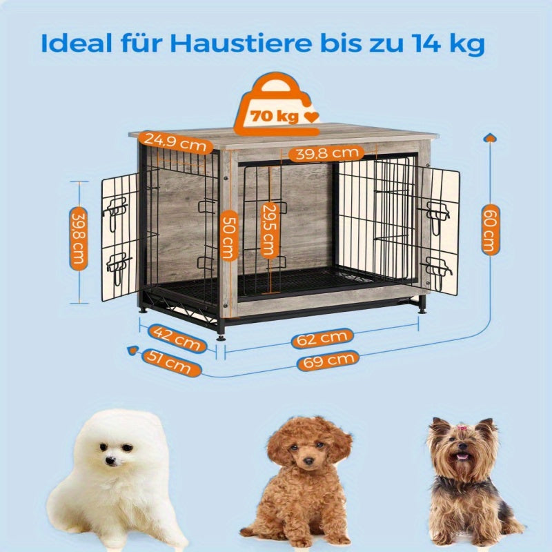 Modern Dog Crate Furniture Heavy Duty Table Kennel For Dogs