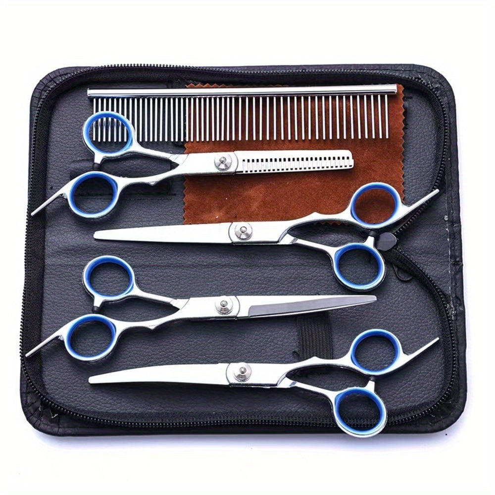 7-Pack Dog Grooming Scissors Set for Perfect Pet Care