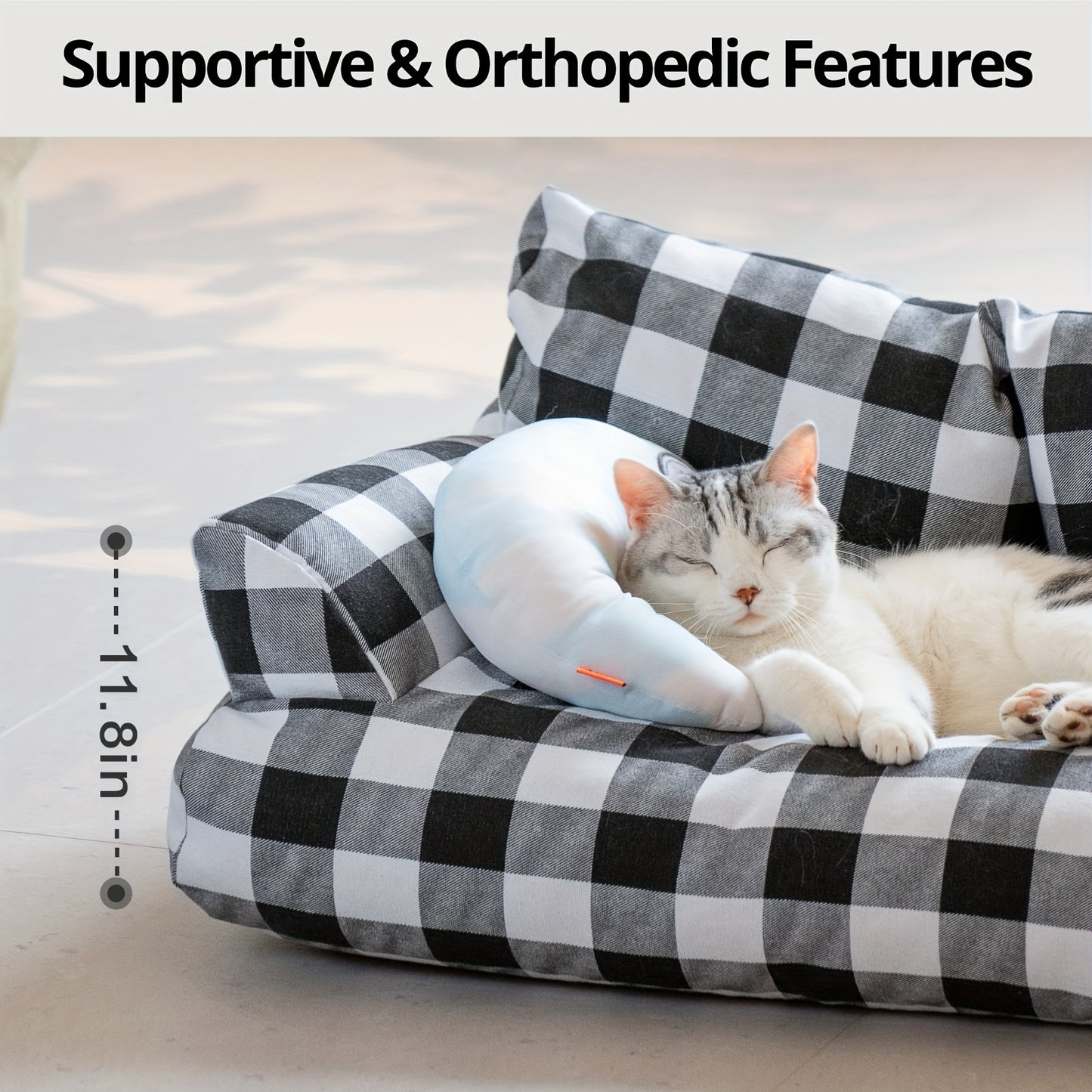 Pet Sofa Bed For Cats With Removable Washable Cover