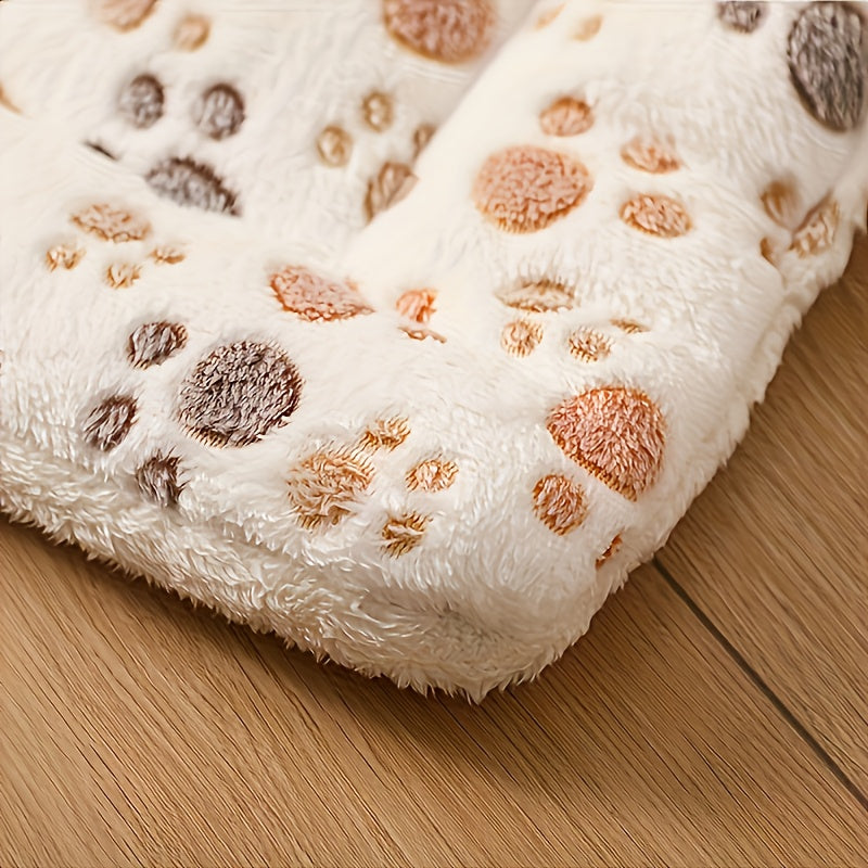 Ultra Soft Polyester Velvet Cartoon Animal Pattern Dog Mat