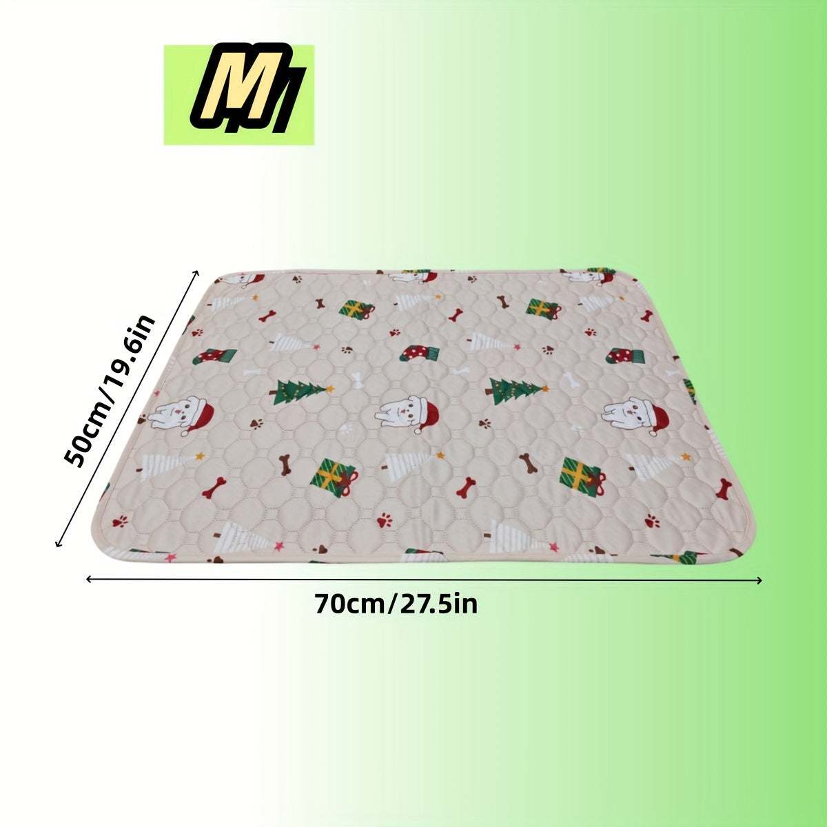 Pet Pee Pads, Washable And Reusable Dog Pee Pads, Absorbent Dog Bed Pad Mat With Non-Slip Bottom, Pet Potty Training Pad For Playpen, Crate And Floor