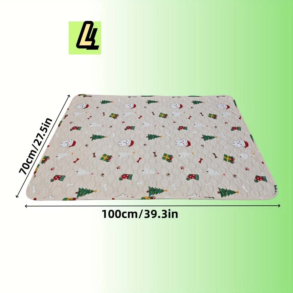 Pet Pee Pads, Washable And Reusable Dog Pee Pads, Absorbent Dog Bed Pad Mat With Non-Slip Bottom, Pet Potty Training Pad For Playpen, Crate And Floor
