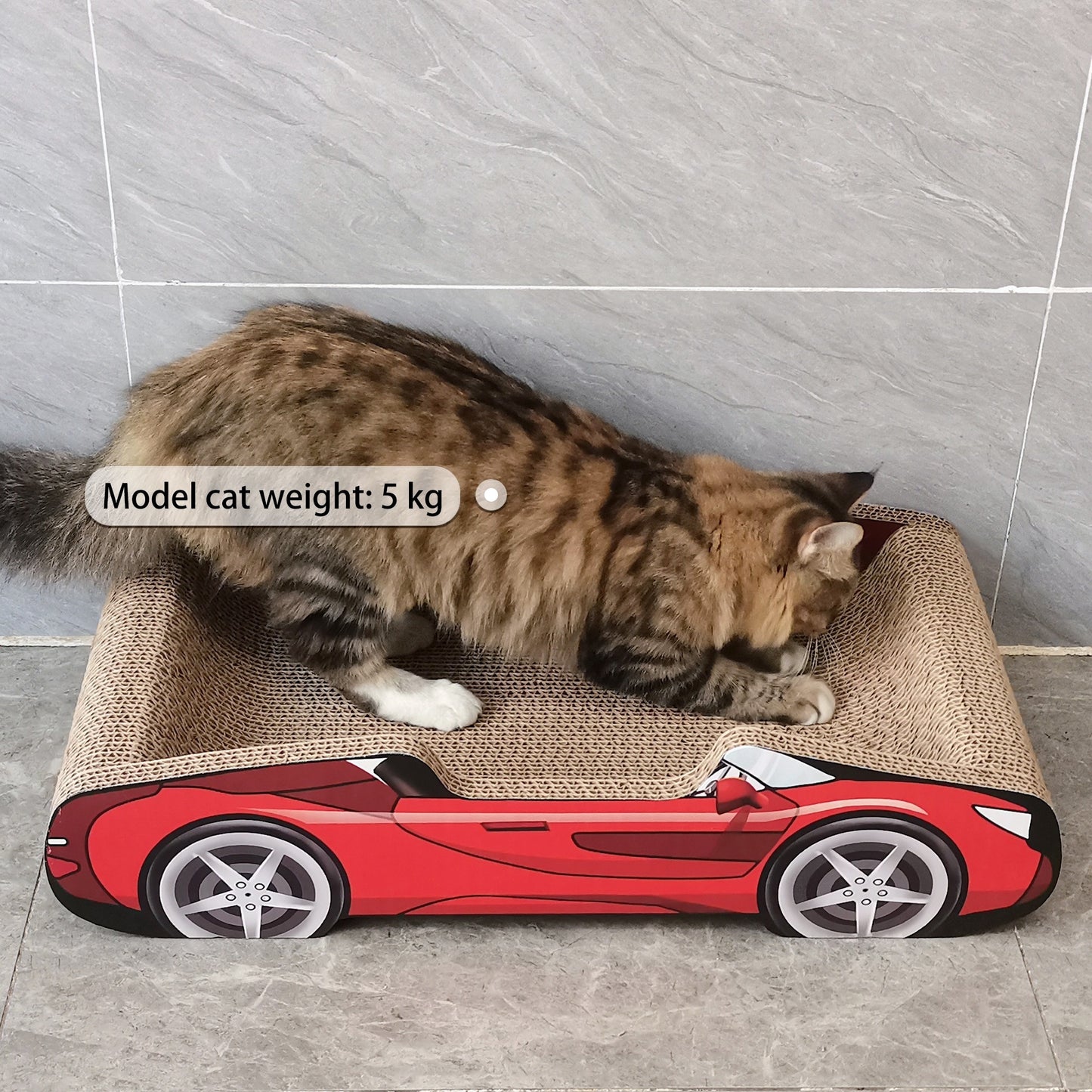 Durable Cardboard Sports Car Cat Scratcher Lounge For Homes