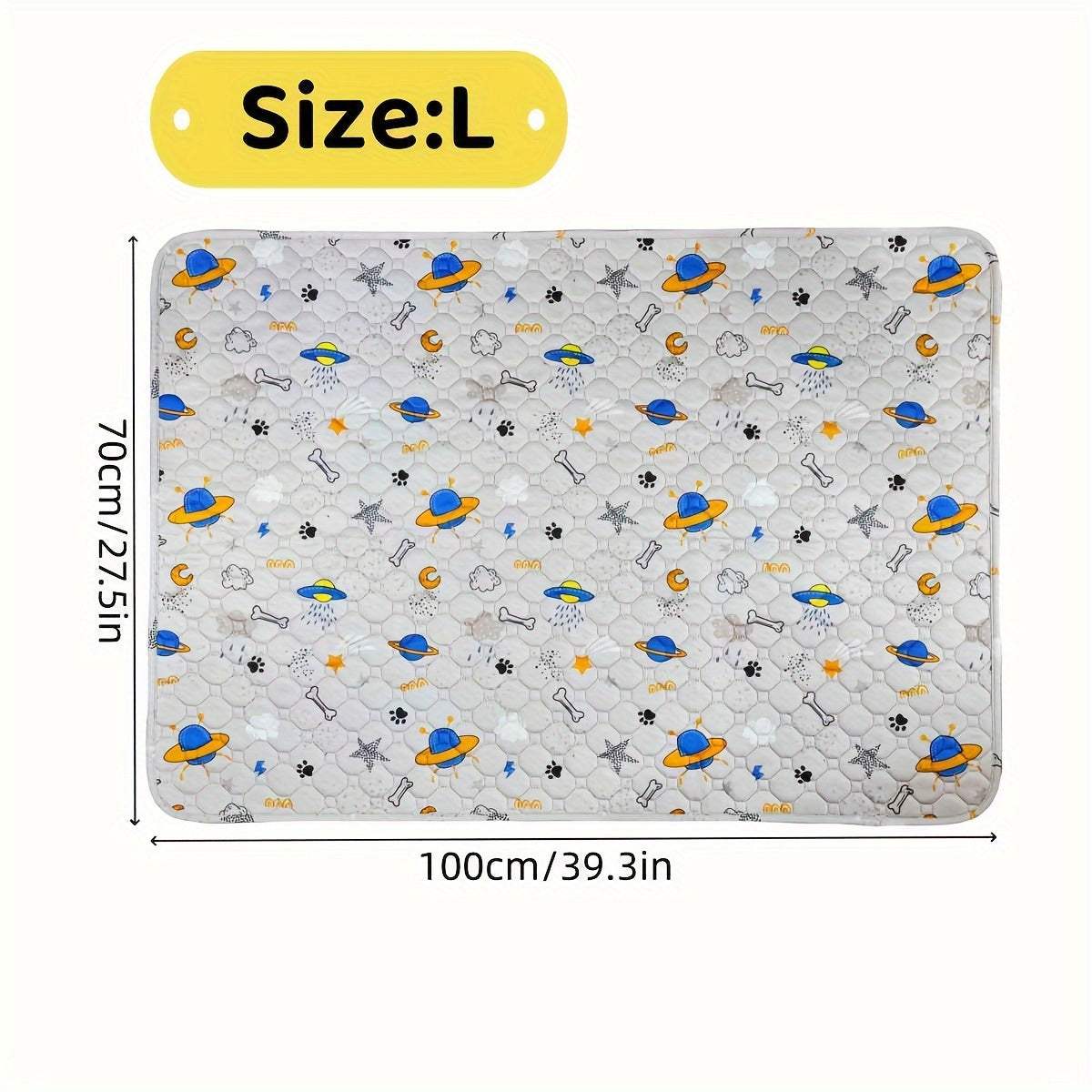 Pet Pee Pads, Washable And Reusable Dog Pee Pads, Absorbent Dog Bed Pad Mat With Non-Slip Bottom, Pet Potty Training Pad For Playpen, Crate And Floor