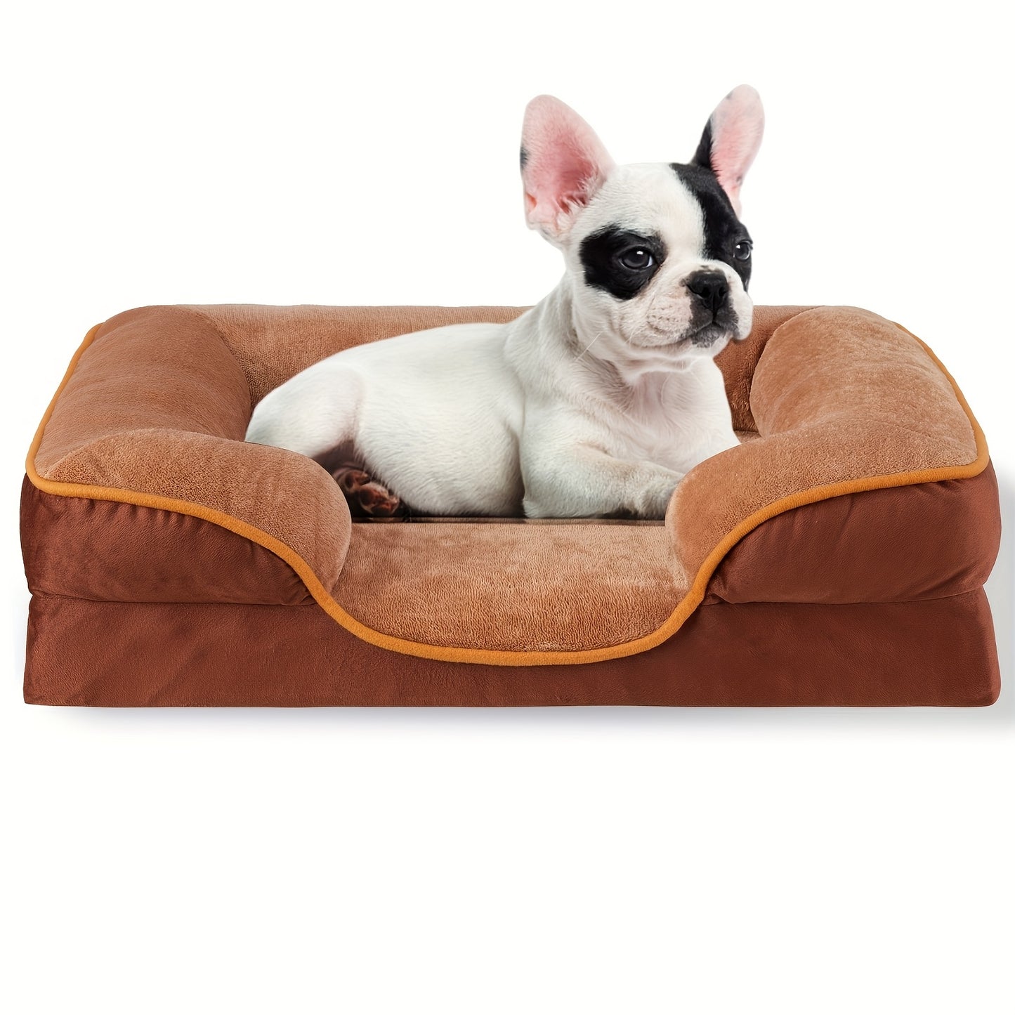 FluffyDream Orthopedic Dog Bed with Egg-Crate Memory Foam