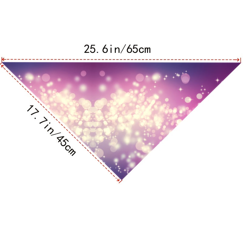 20 Piece Galaxy Dog Bandana Set for Fashionable Pets