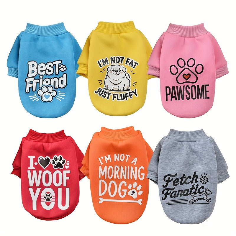 Small Dog Sweater Set 8Pcs Pullover Outfits For Pups