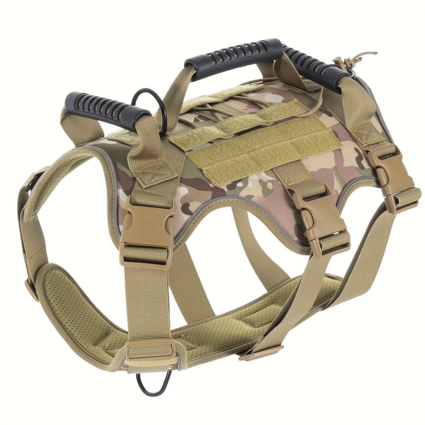 Tactical Dog Harness for Outdoor Training and Night Adventures