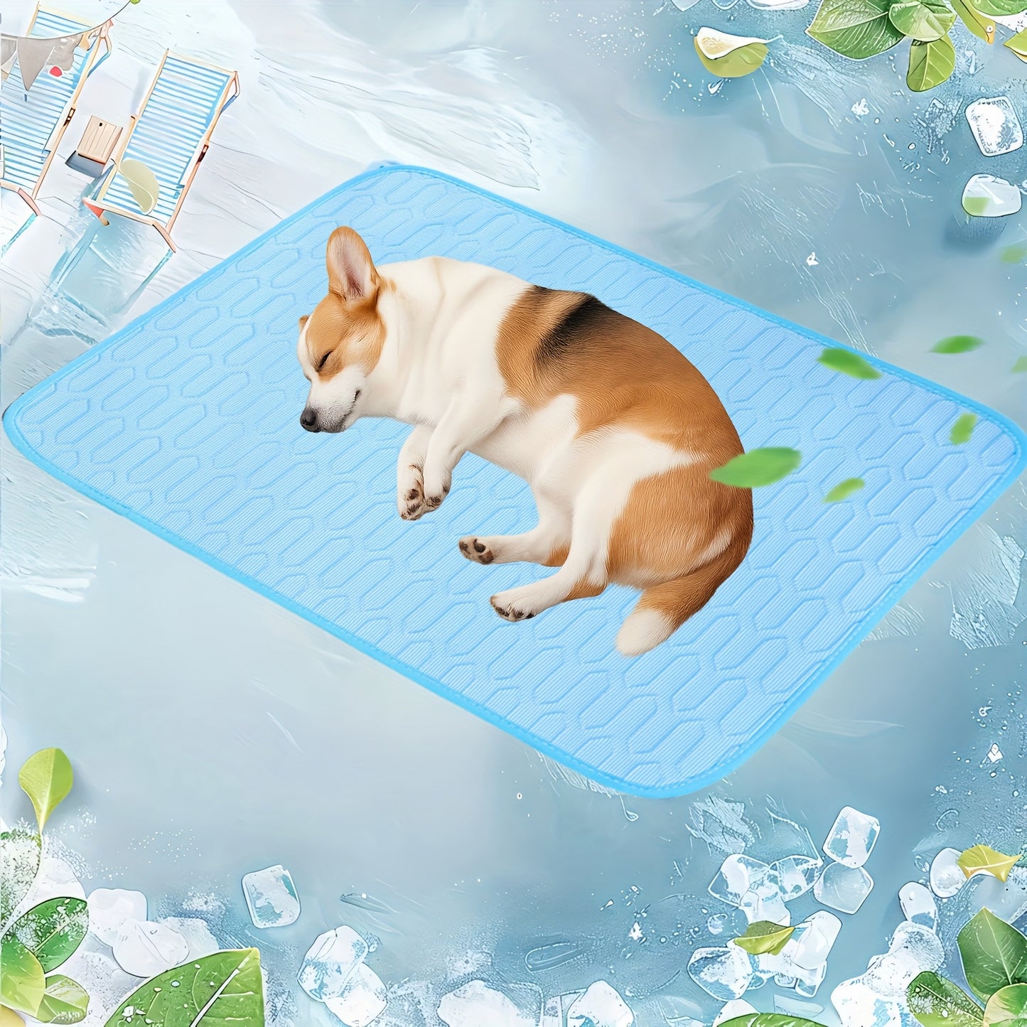 Summer Cooling Mat for Cats and Dogs Keep Pets Comfortable