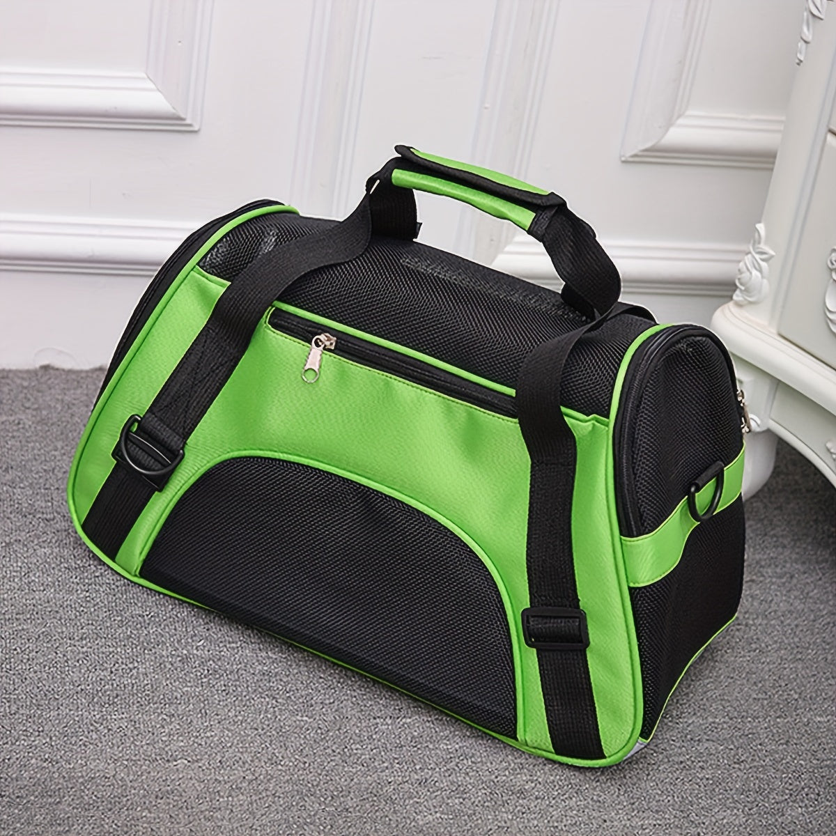 Portable Foldable Mesh Pet Carrier Backpack for Dogs and Cats