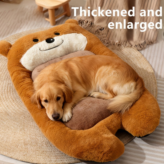 Luxury Cat Bed Mat Plush Warmth Non Slip Washable Cozy