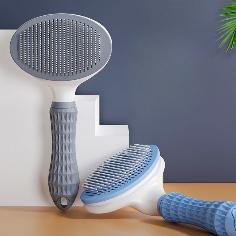 Pet Hair Remover Comb Set For Cats And Dogs Double Pack