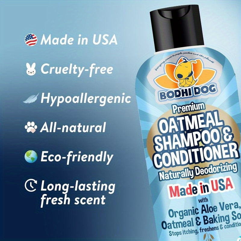 Oatmeal Shampoo and Conditioner for Dogs and Cats