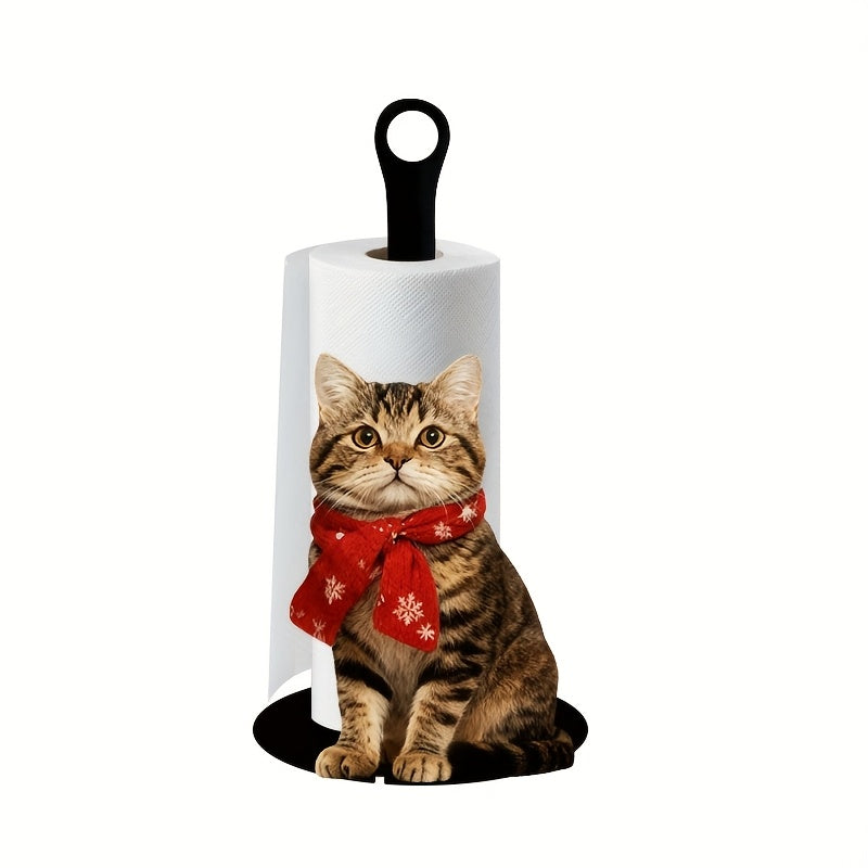 Cast Iron Paper Towel Holder No Installation For Kitchen Countertop