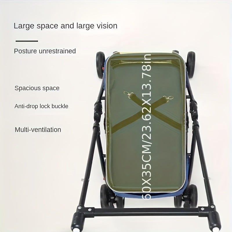 Lightweight Foldable Pet Stroller for Cats and Small Dogs