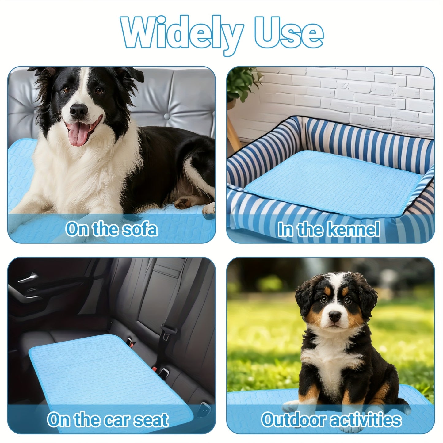 Summer Cooling Mat for Cats and Dogs Keep Pets Comfortable
