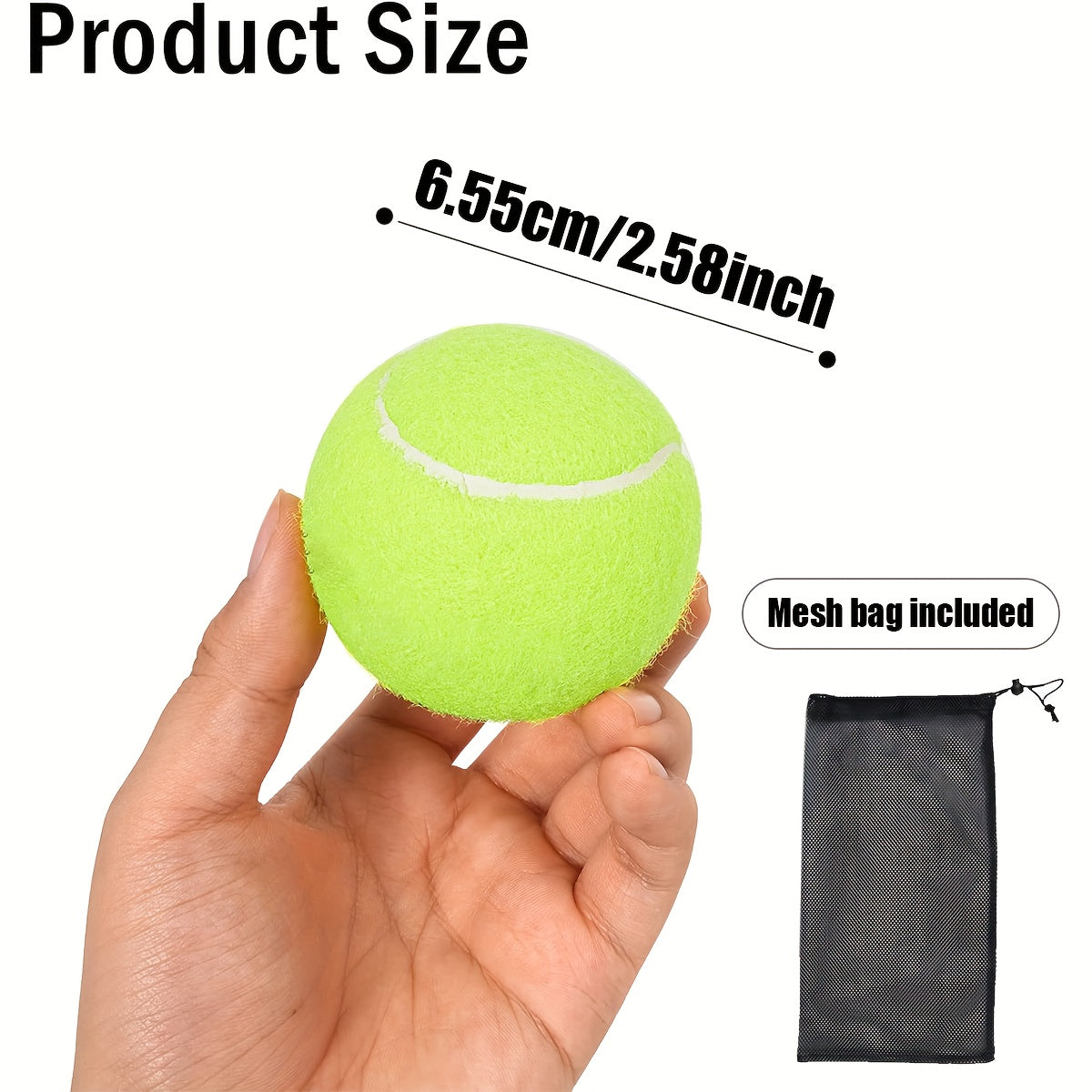 High-Visibility Neon Green Tennis Balls for Dogs and Training