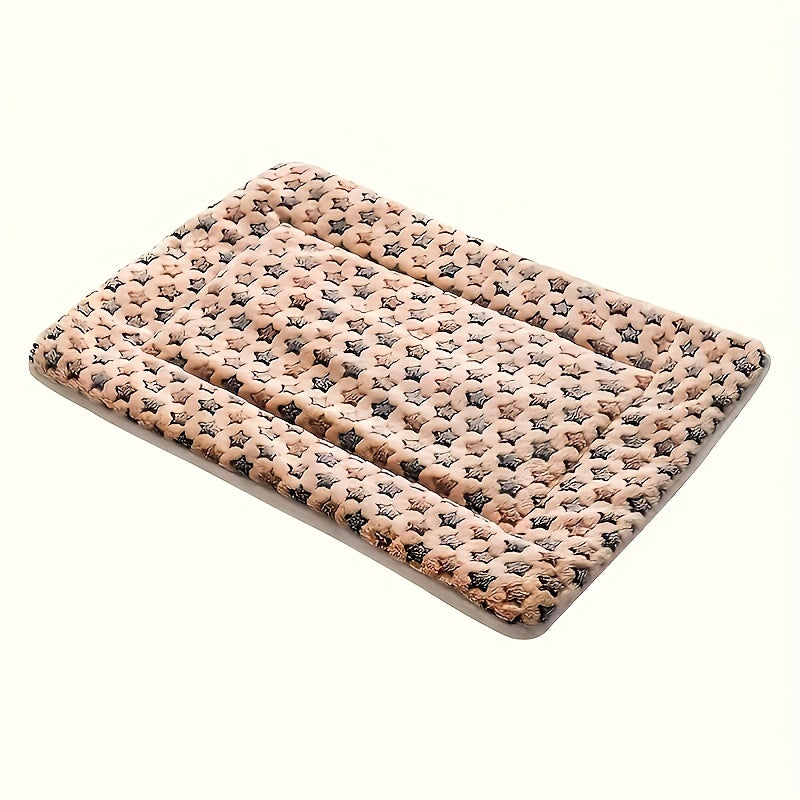 Ultra Soft Polyester Velvet Cartoon Animal Pattern Dog Mat