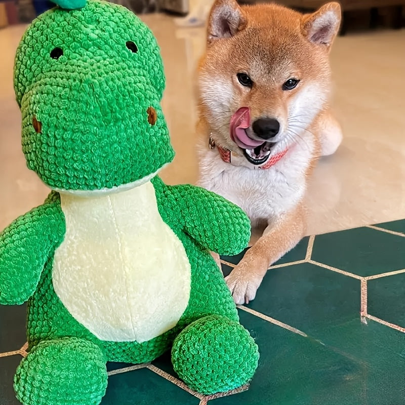 Indestructible Bear Dog Toys Two Shapes Extreme Chew Squeak