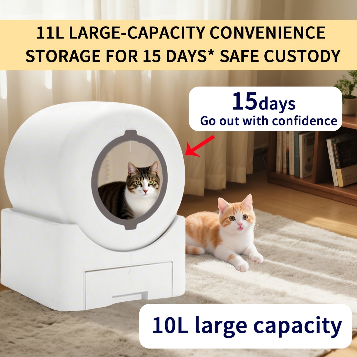 Vanch Smart Self Cleaning Litter Box Pro With WiFi