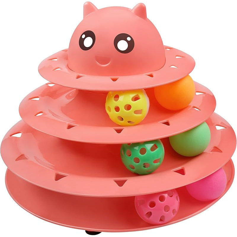 Upsky Cat Toys Roller Turntable Set for Indoor Cats