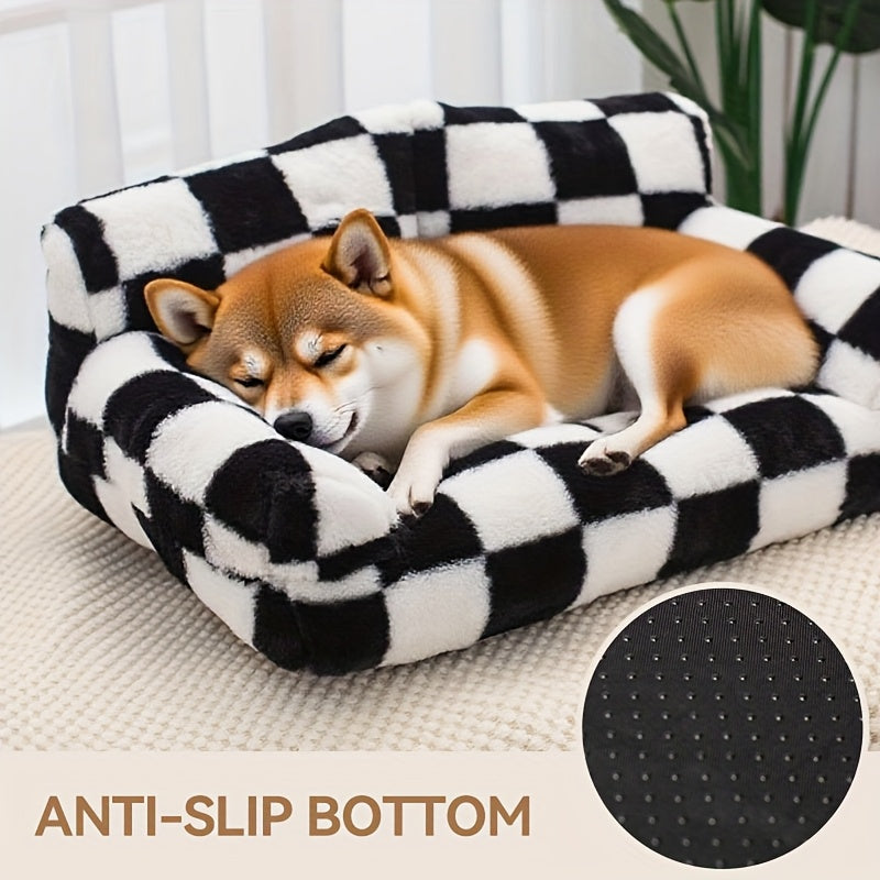 All Season Pet Sofa Bed Plush Cushioning For Cats And Dogs