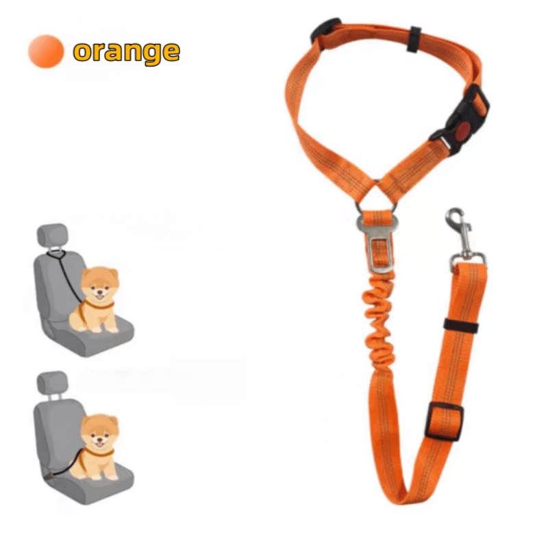 2 In 1 Heavy Duty Universal Dog Car Seat Belt Harness