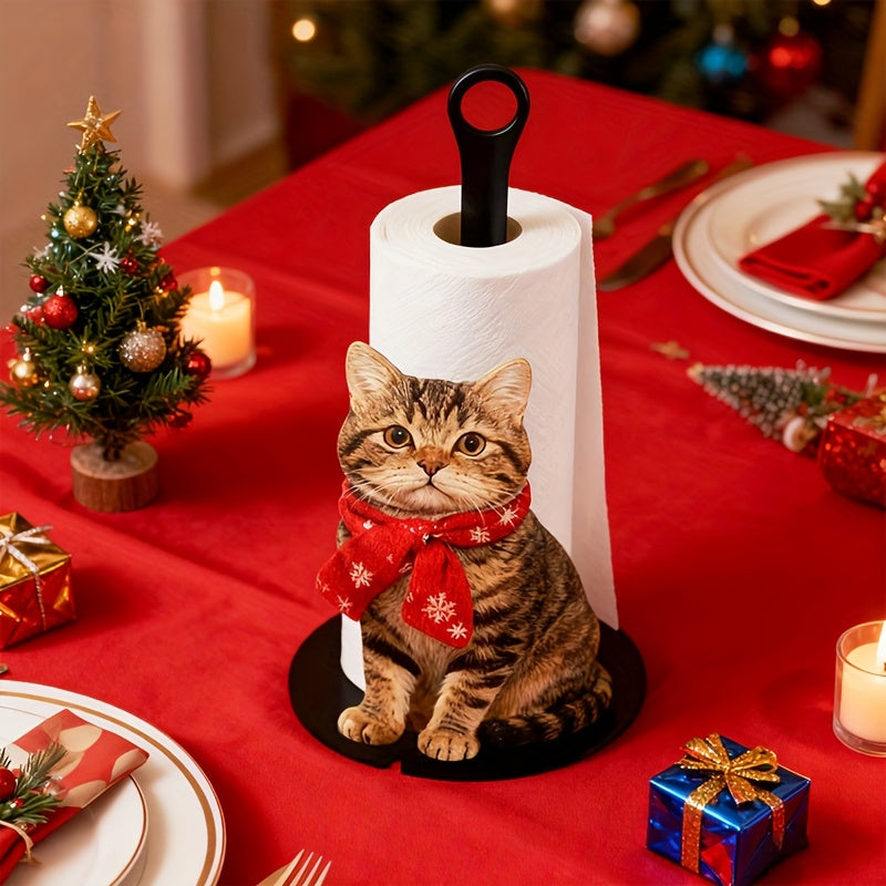 Cast Iron Paper Towel Holder No Installation For Kitchen Countertop