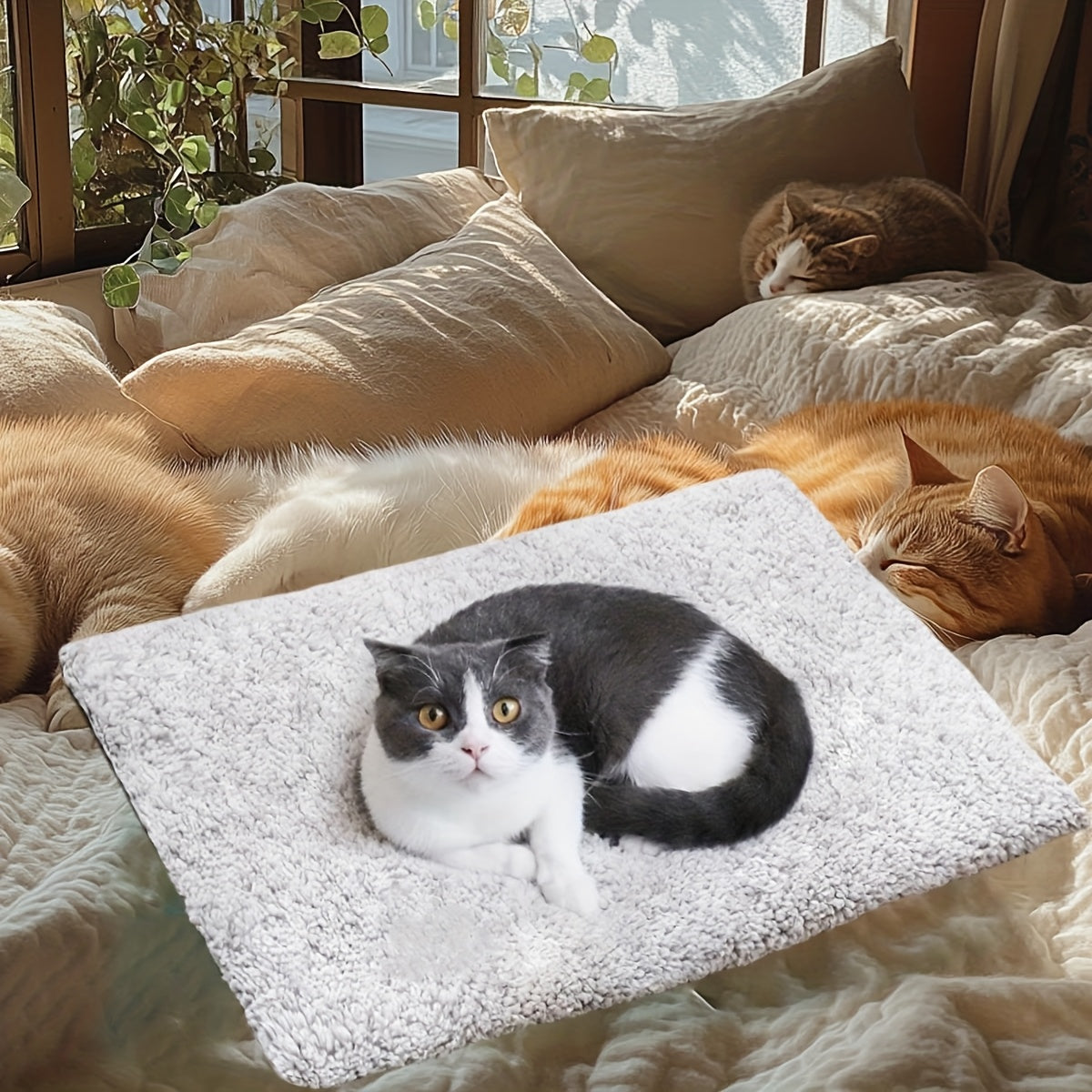 Soft Cat And Dog Mattress Indoor Outdoor Non Slip Pet Mat