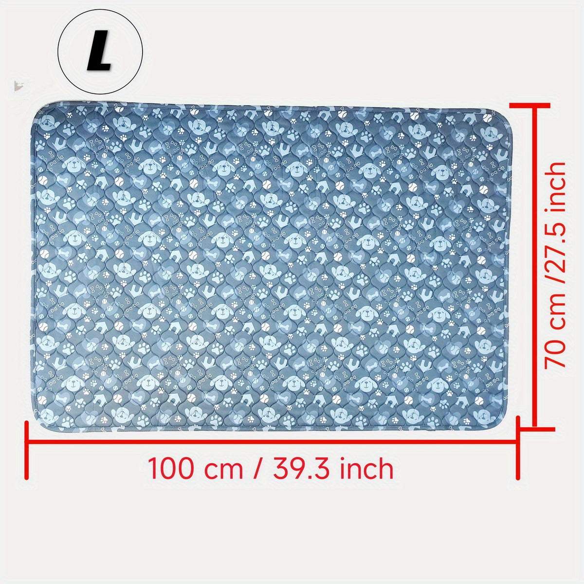 Pet Pee Pads, Washable And Reusable Dog Pee Pads, Absorbent Dog Bed Pad Mat With Non-Slip Bottom, Pet Potty Training Pad For Playpen, Crate And Floor