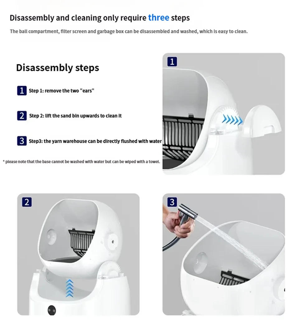 HeyboLux Smart Self-Cleaning Cat Litter Box With App Control