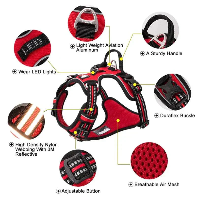 No Pull Dog Harness – Comfortable, Adjustable & Durable Fit All Breeds