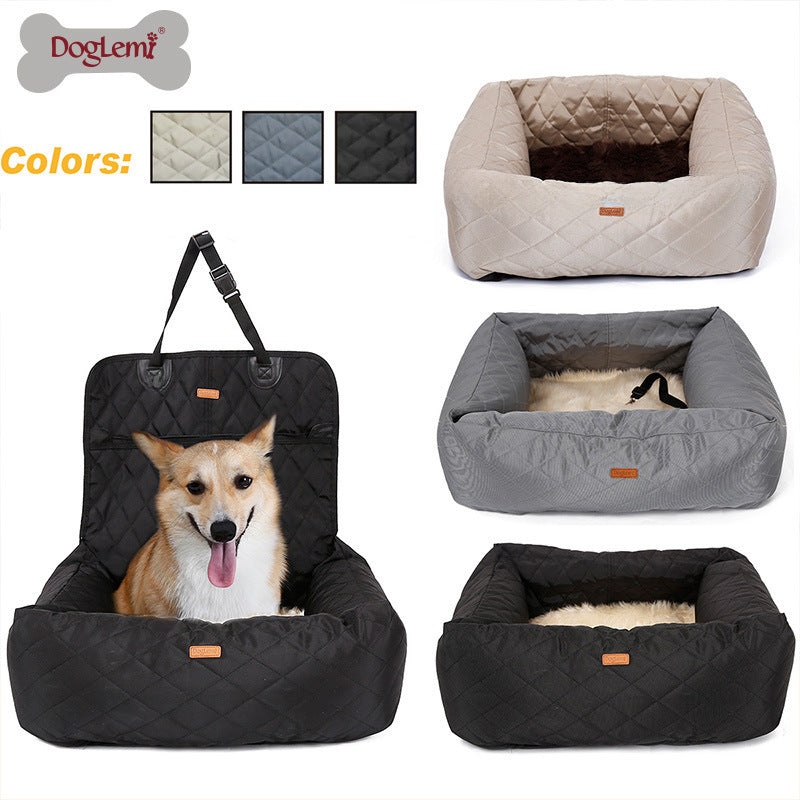 Breed Pet Car Seat Bag Warm Cushioned Cotton Pad For Dogs