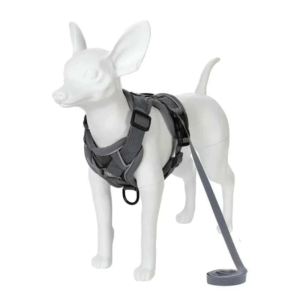 Puppy Harness Leash – Adjustable Reflective Vest for Small Medium Dogs