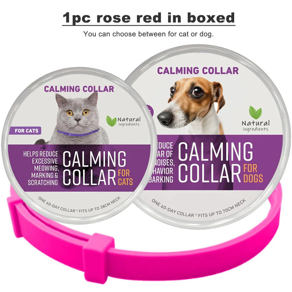 Decoration Pet Calming Collar for Cats and Dogs Breakaway
