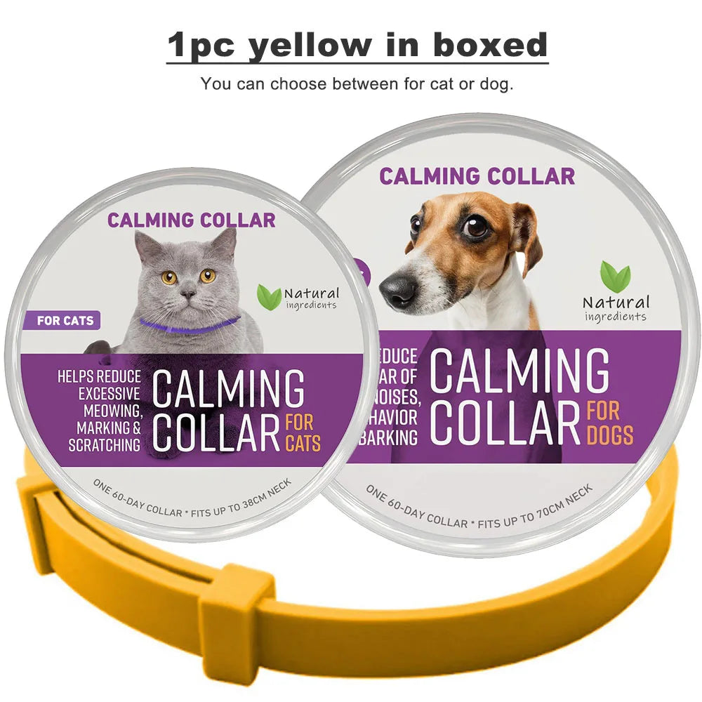Decoration Pet Calming Collar for Cats and Dogs Breakaway